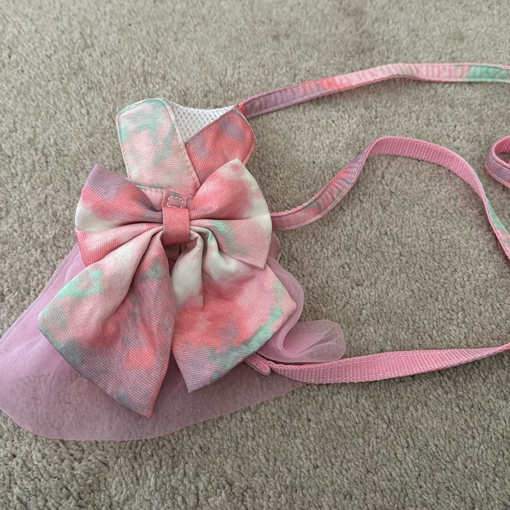 Dog size S dress with leash